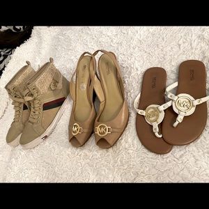 Woman shoes lot; TOMMY HILFIGER And MICHAEL KORS